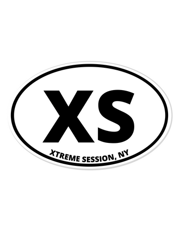 Xtreme Session Oval Sticker