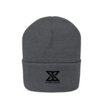 Classic Black Logo Knit Beanie