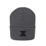 Classic Black Logo Knit Beanie