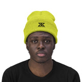 Classic Black Logo Knit Beanie