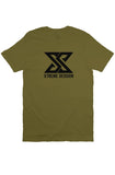 Classic Black Logo Canvas T Shirt