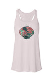 Seashell Flowy Racerback Tank