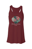 Seashell Flowy Racerback Tank