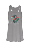 Seashell Flowy Racerback Tank