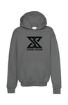 Classic Black Logo Youth Pullover Hoodie