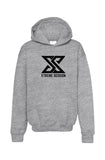 Classic Black Logo Youth Pullover Hoodie