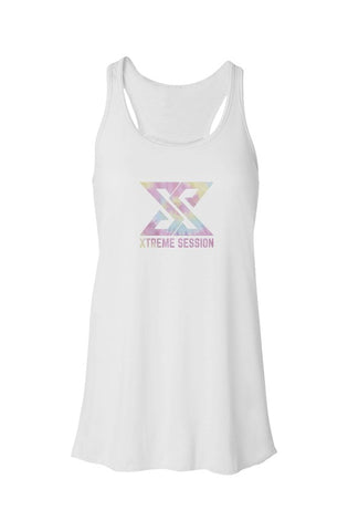 Classic Tie Die Logo Flowy Racerback Tank