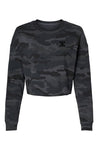 Camo Lightweight Cropped Crew