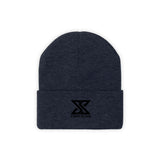 Classic Black Logo Knit Beanie