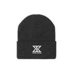 Classic White Logo Knit Beanie