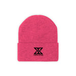 Classic Black Logo Knit Beanie