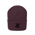 Classic Black Logo Knit Beanie