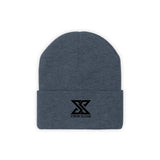 Classic Black Logo Knit Beanie