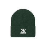 Classic White Logo Knit Beanie